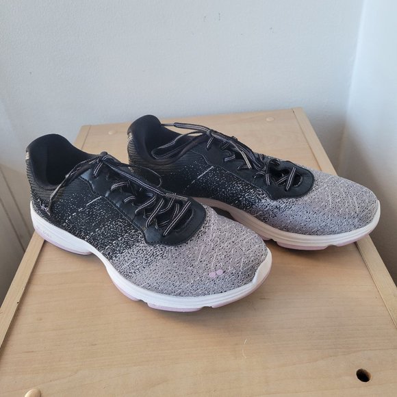 Ryka Shoes - RYKA Women’s Black Gray Dominion Ombre Memory Foam Athletic Shoe (Size: 10M)